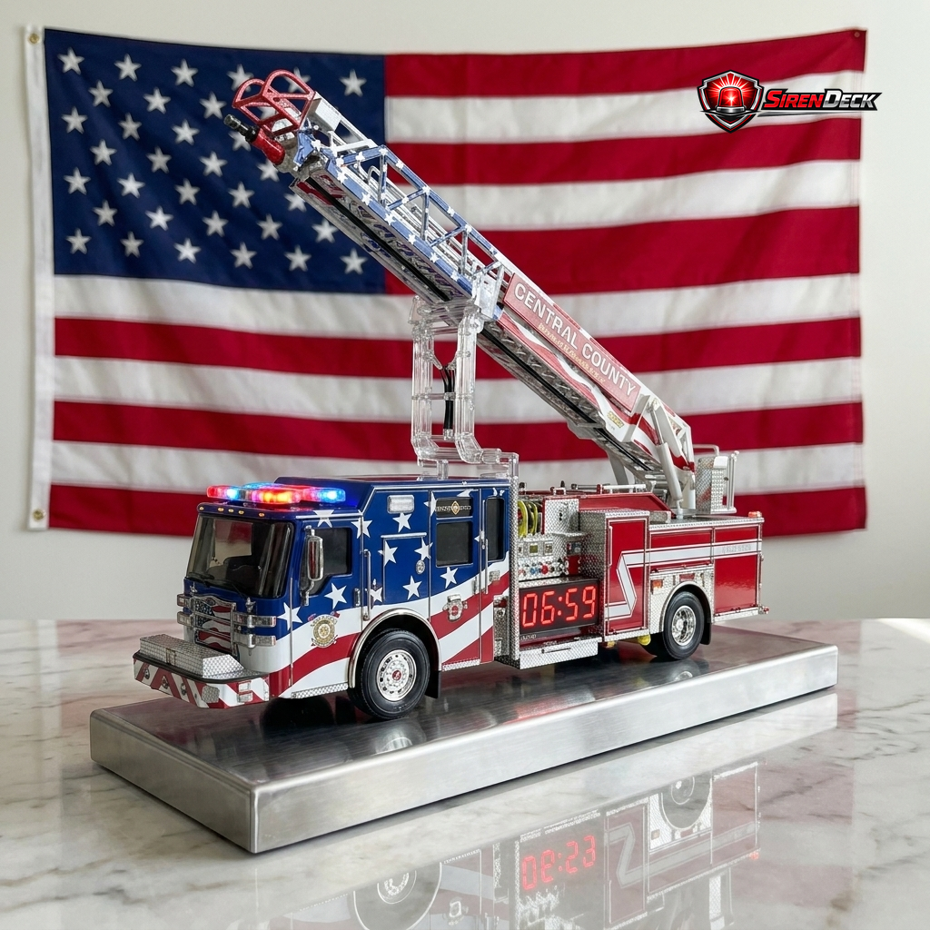 The Patriot — American Firefighter Alarm Clock *LIMITED EDTION LOW STOCK*
