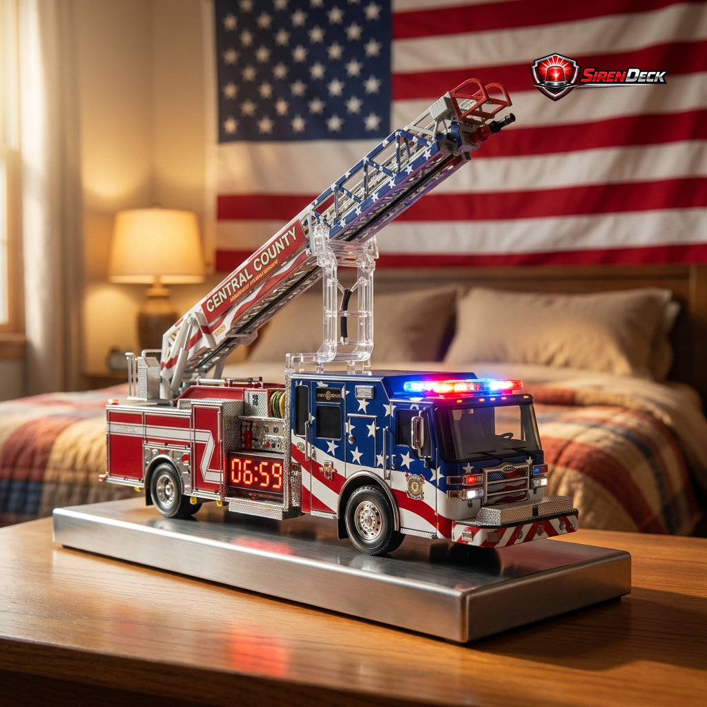 The Patriot — American Firefighter Alarm Clock *LIMITED EDTION LOW STOCK*
