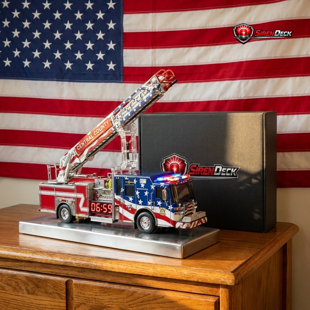 The Patriot — American Firefighter Alarm Clock *LIMITED EDTION LOW STOCK*