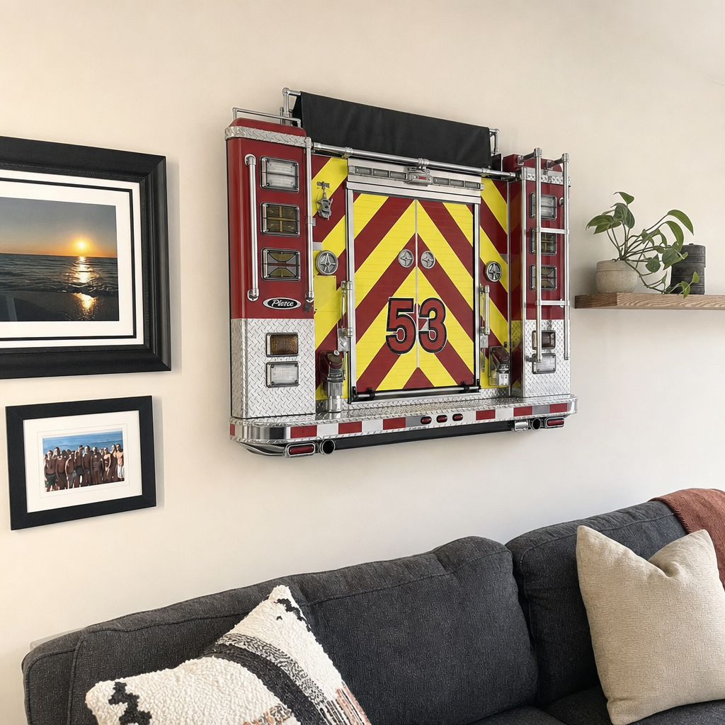 Fire Truck Wall Mount