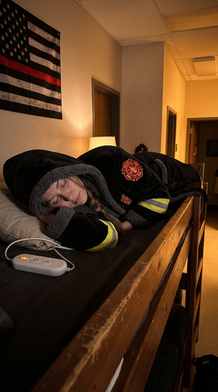 The Turnout Robe — Heated Firefighter Wearable Blanket