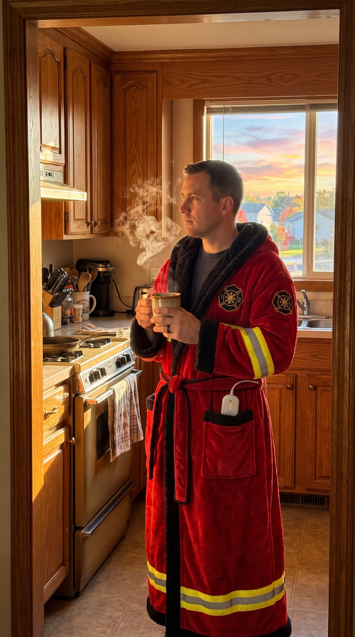 The Turnout Robe — Heated Firefighter Wearable Blanket