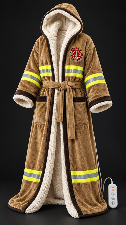 The Turnout Robe — Heated Firefighter Wearable Blanket