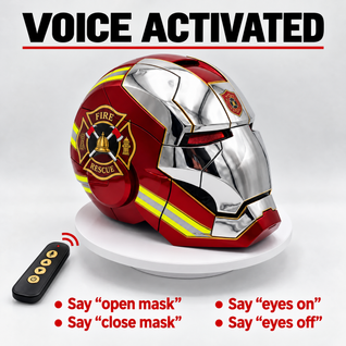 The Chief — Voice-Activated Firefighter Helmet